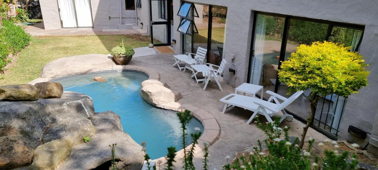 Guinea Fowl Poolside